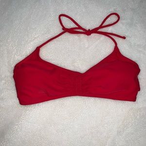 Red bikini top